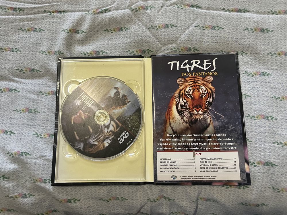 DVD em Livro Tigre dos Pântanos