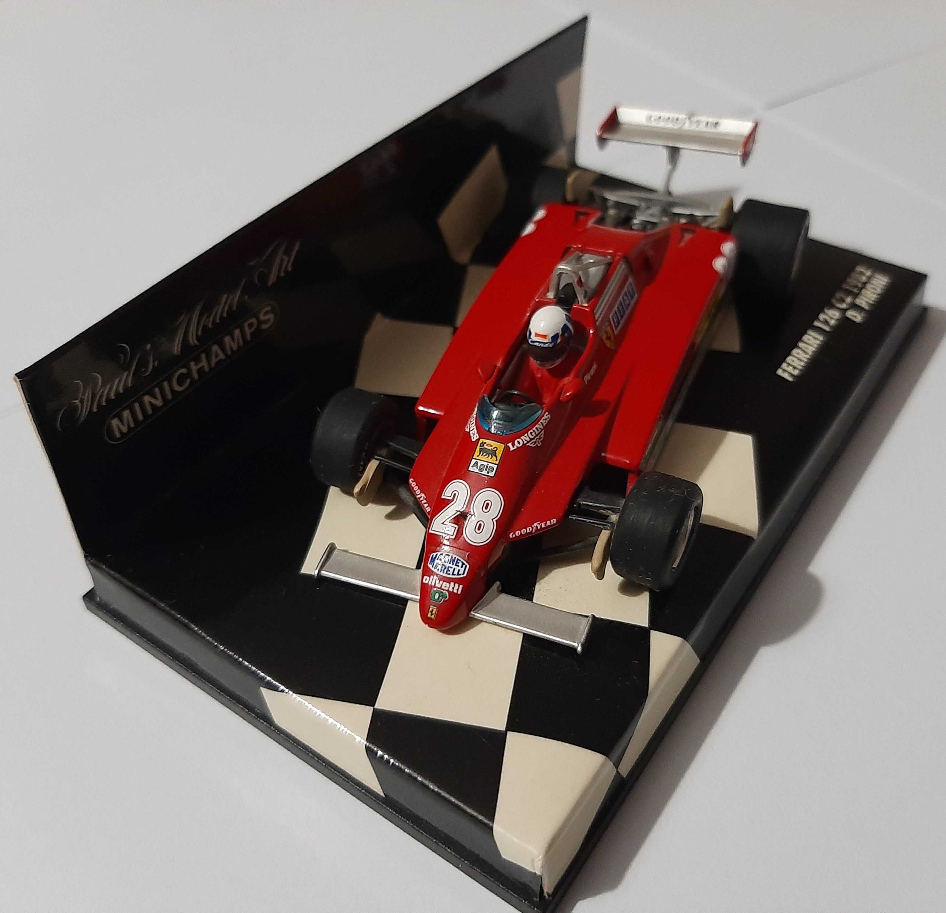 Didier Pironi F1 Ferrari 126 C2 1982 Minichamps 1:43