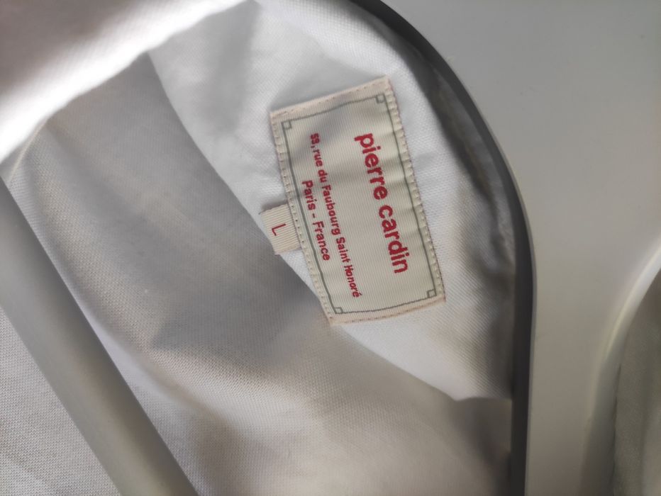 Biała męska koszula Pierre Cardin