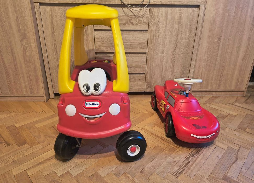 Jeździk Little Tikes + jeździk Zygzak Mcqueen
