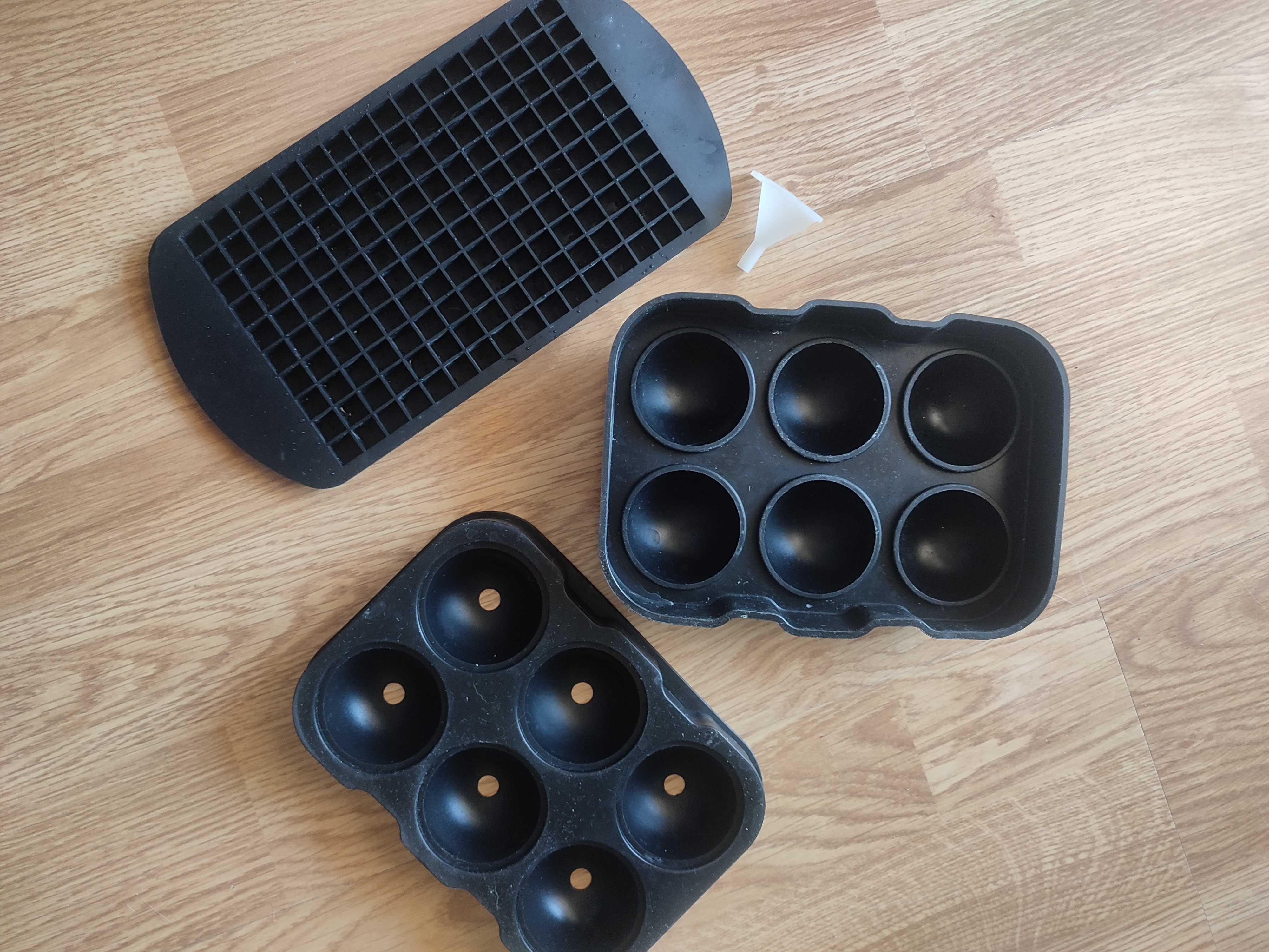 foremki do lodów - kule lodowe i mini kostki do drinków, kruszony lód