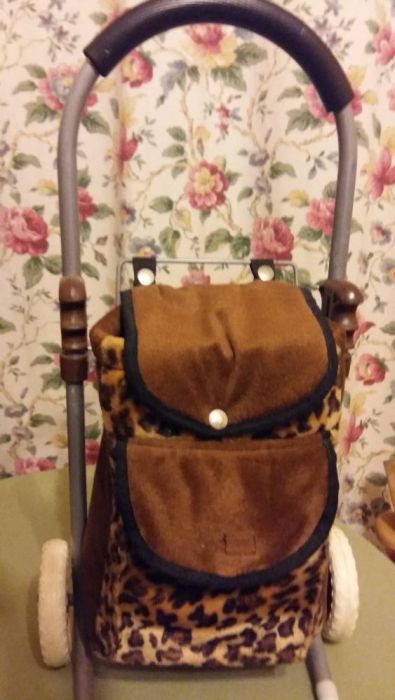 Torba plecak na kółkach panterka