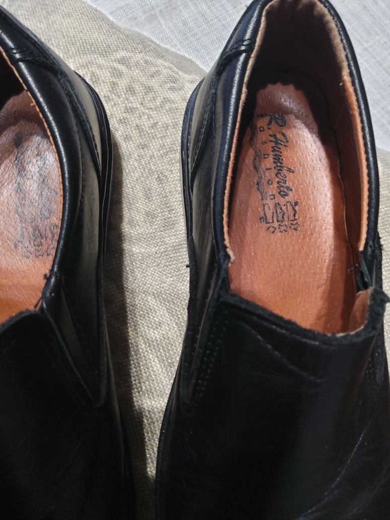 Sapatos de homem de inverno nr 41 pele genuína