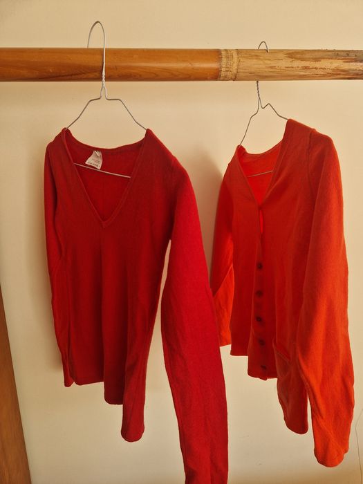 1 casaco e uma camisola 100% caxemira para menina ou senhora