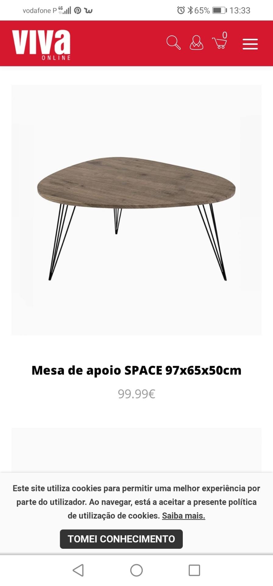 Mesa de apoio nova