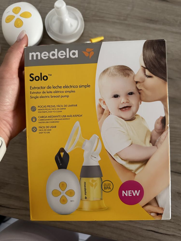 Medela solo + Funil extra + biberão acalma