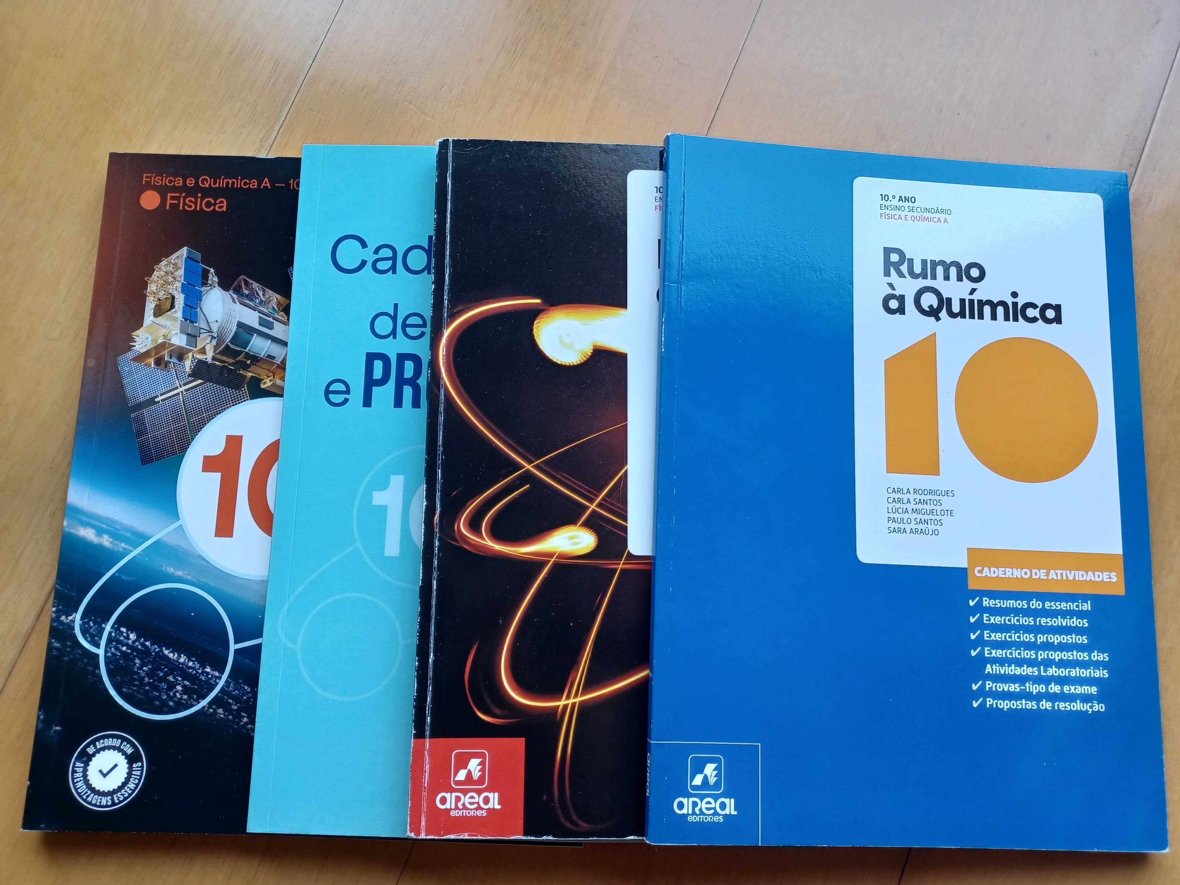 Manual de FQ 10º ano + Cadernos de atividades