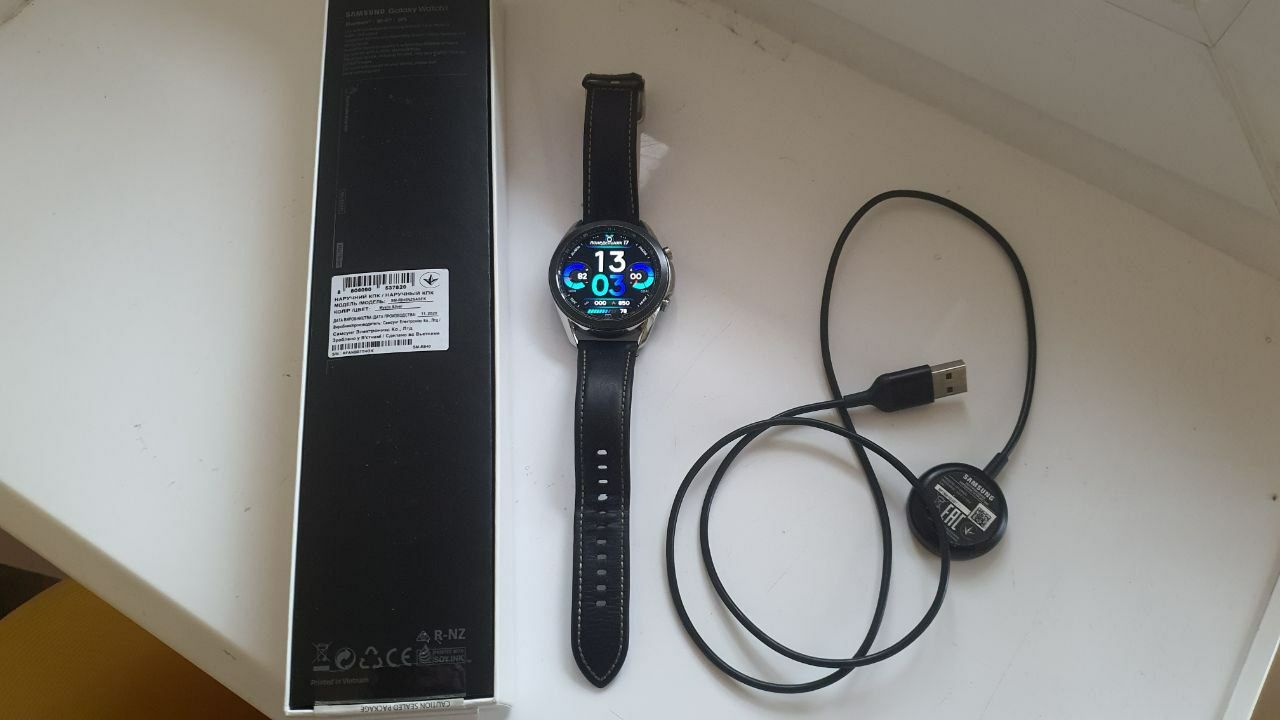 Смарт годинник Samsung Watch 45mm R840. Повний комплект