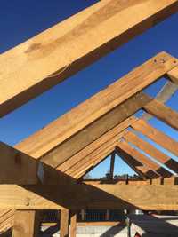 Konstrukcja  więźba dachowa  deski łaty altany wiaty