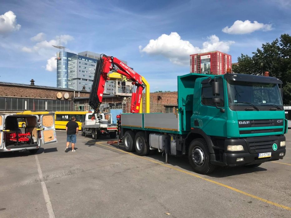 HDS Wynajem 22m. Transport Ciężki, Usługi dźwigowe, żuraw HDS. Śląsk