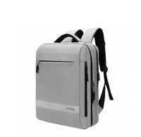 Plecak  torba na laptopa ergonomiczny, solidny, wodoodporny szary