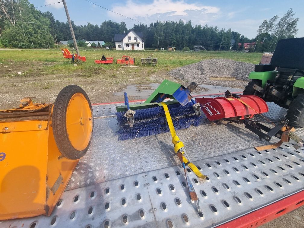 traktorek traktor ogrodniczy unimax kosiarka glebogryzarka