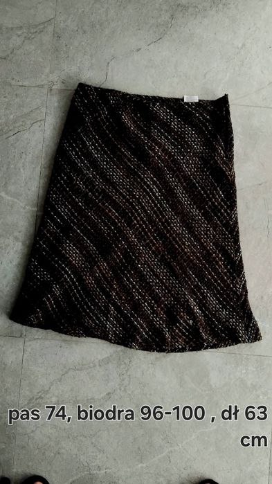 Brązowa spódnica 36/38