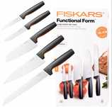 Fiskars komplet zestaw 5 noży noże kuchenne