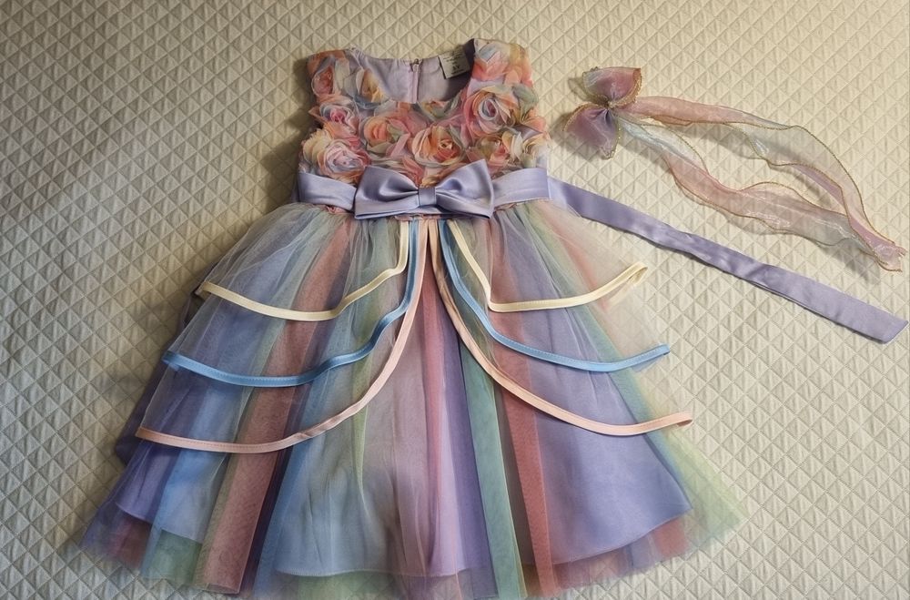 Sukienka wizytowa 92-104cm