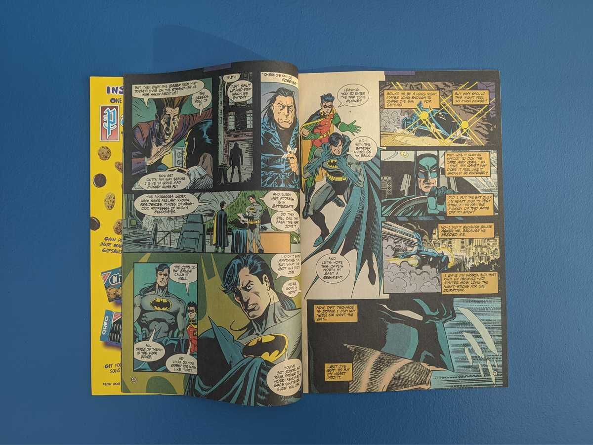 DC Batman #514 Prodigal pt. 9 1995 Moench Wagner Rubinstein komiks