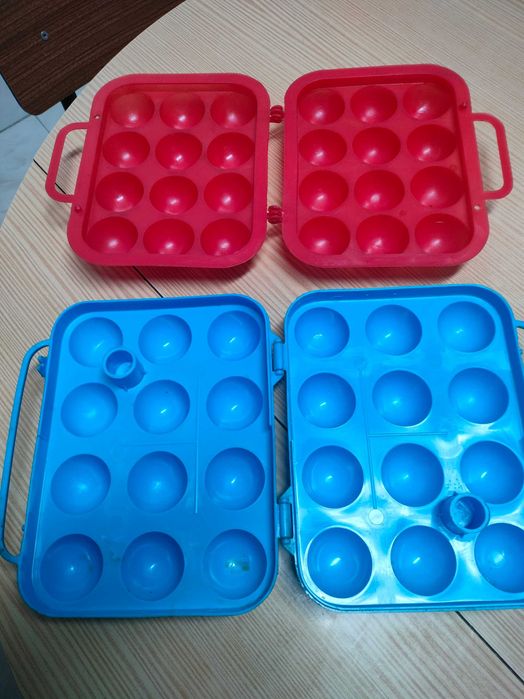 Caixas de plástico para ovos
