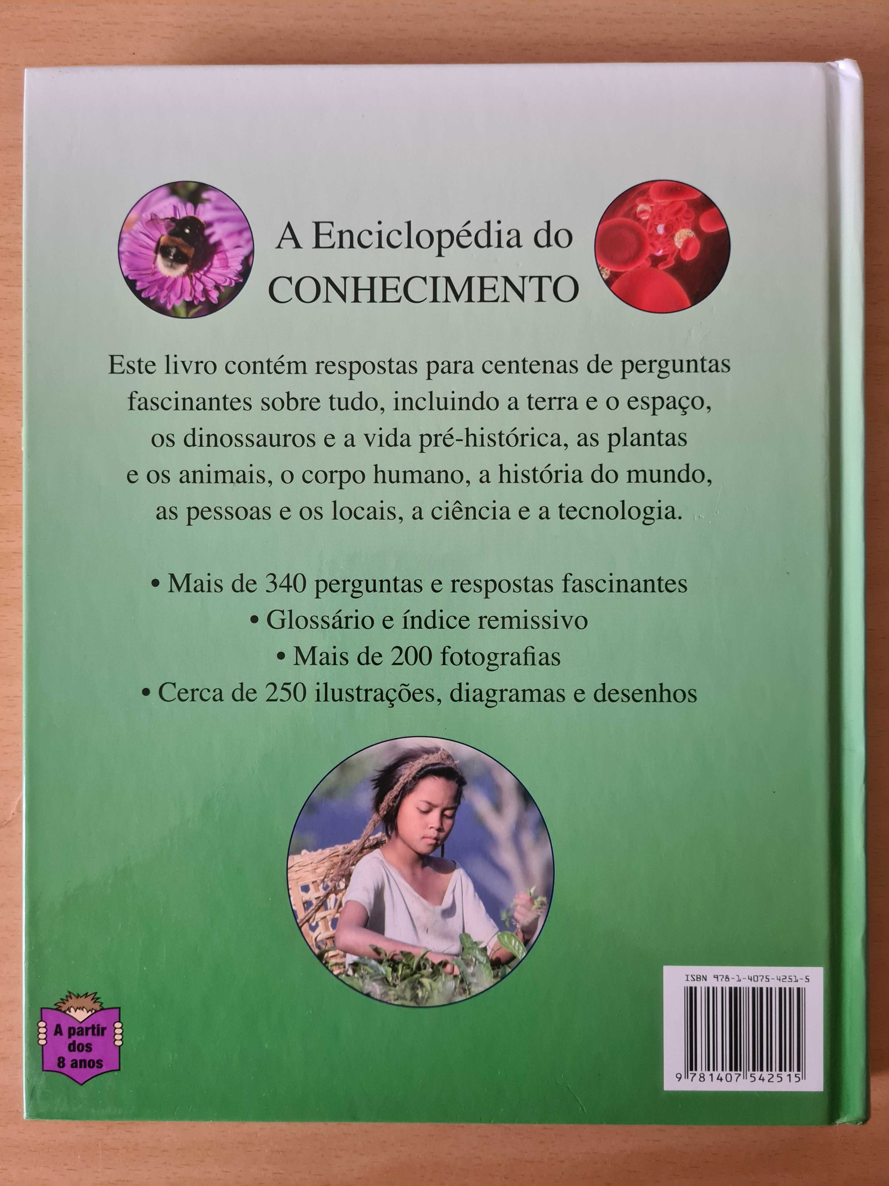 Livro juvenil "A Enciclopédia do Conhecimento"