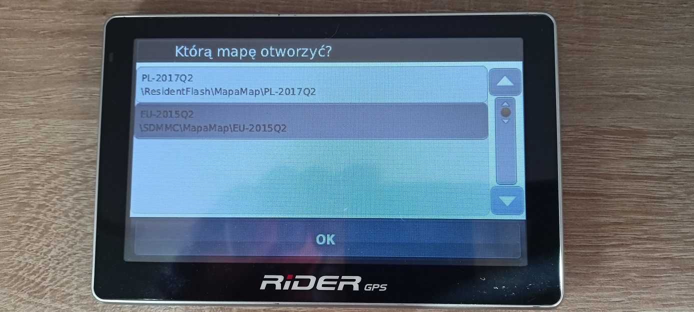 nawigacja samochodowa Rider Mapa map Polska/Europa