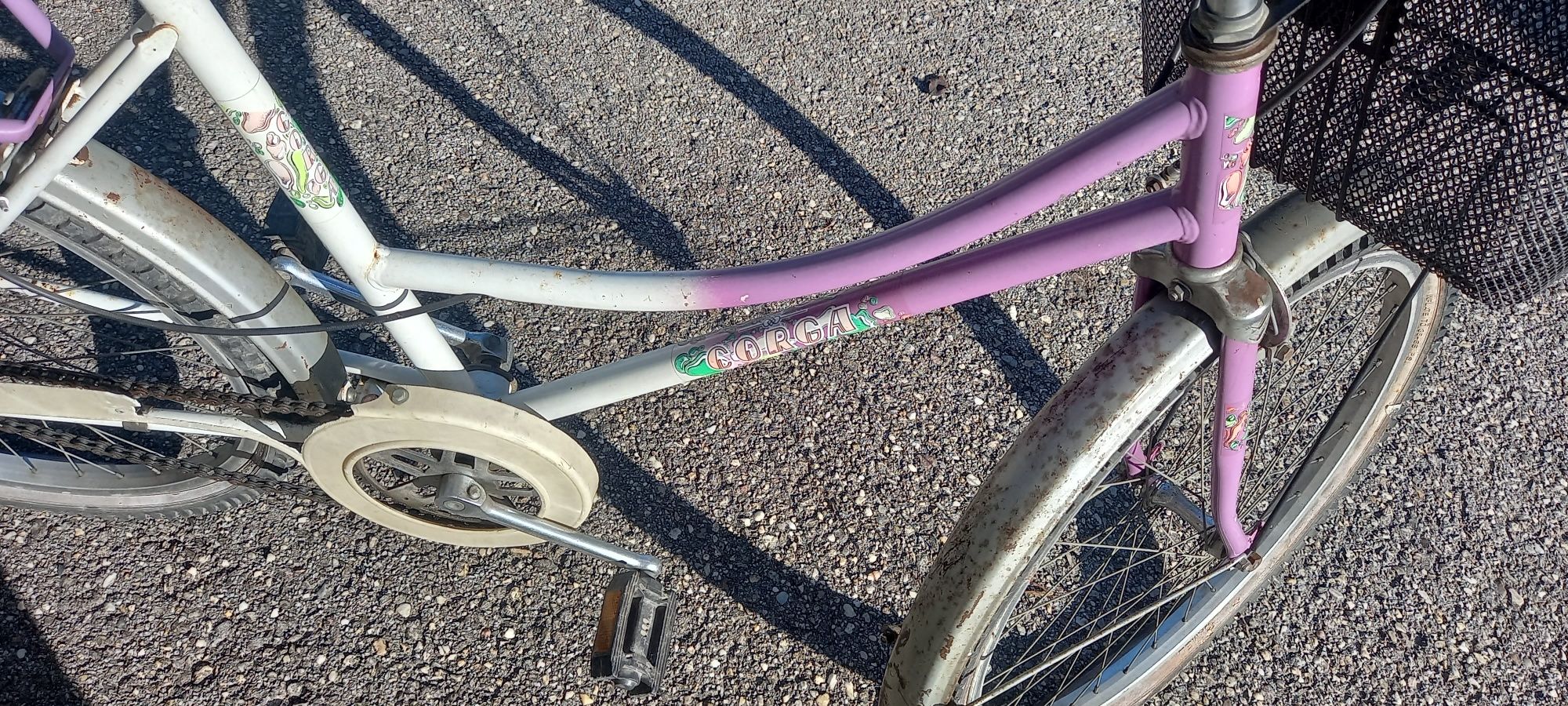 Bicicleta antiga senhora