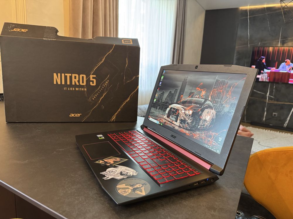 Ігровий Acer Nitro 15.6” ips i5-8300H/8 ОЗУ/1T HDD+128SSD/ nVidia 1050