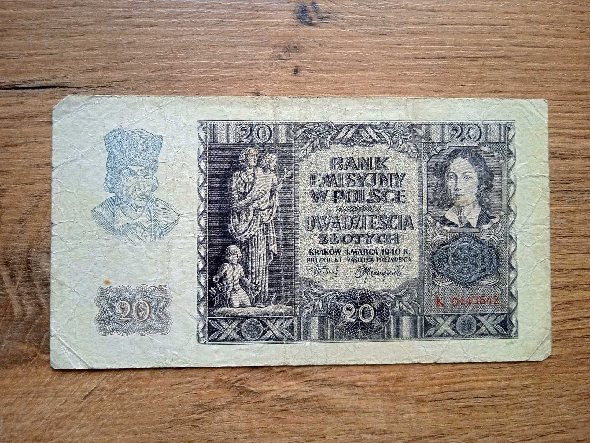 20 zł 1940 - K -