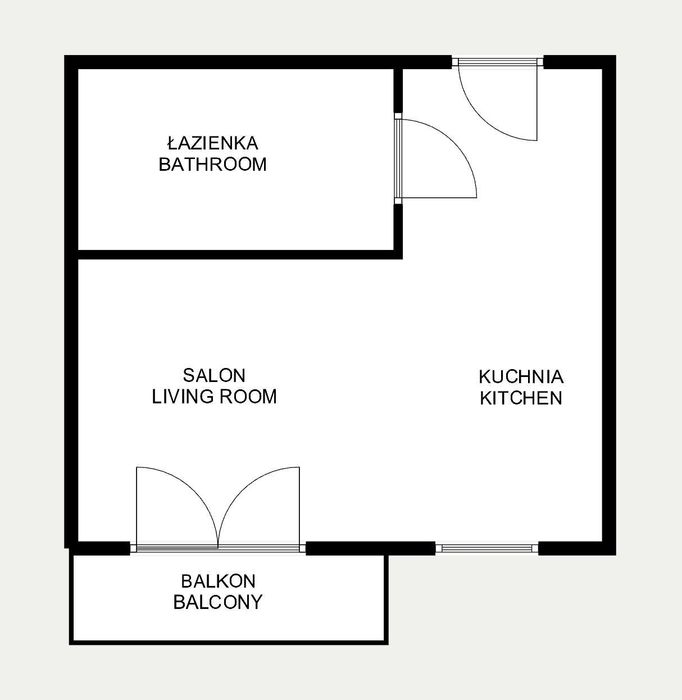 ENG| Podłęska, 26m2, kawalerka, + balkon