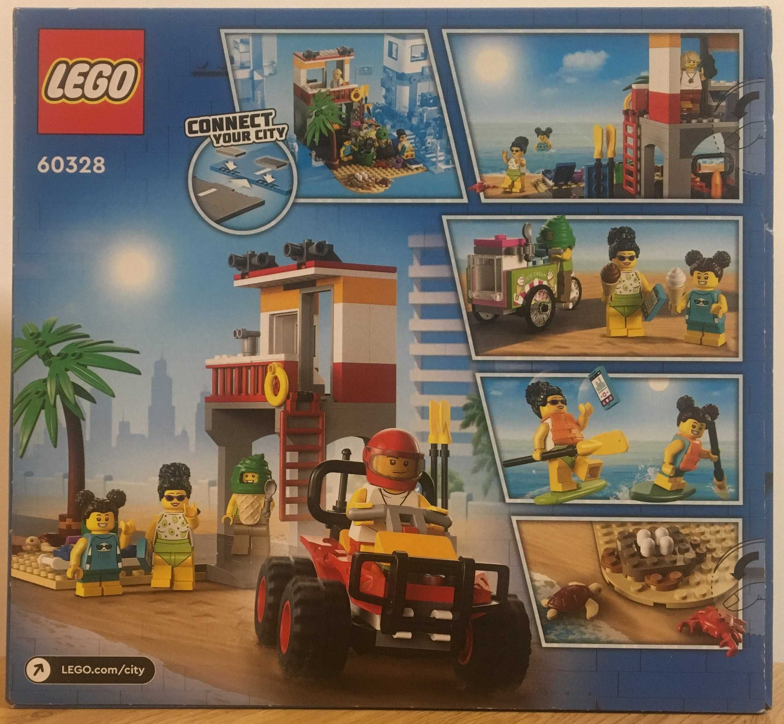 LEGO 60328 City - Stanowisko ratownicze na plaży