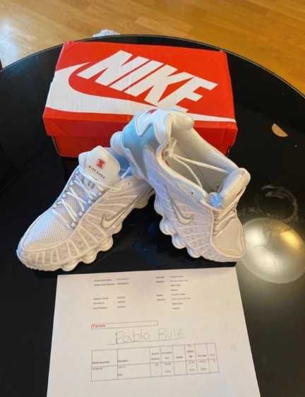 Buty damskie Trampk Nike_Shox_TL_White R.42