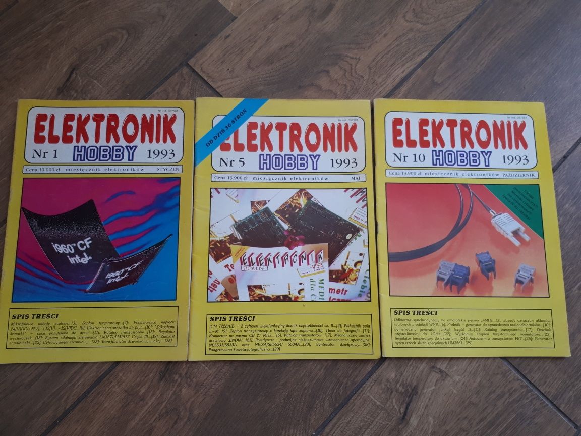 Gazety elektronik hobby 1993r