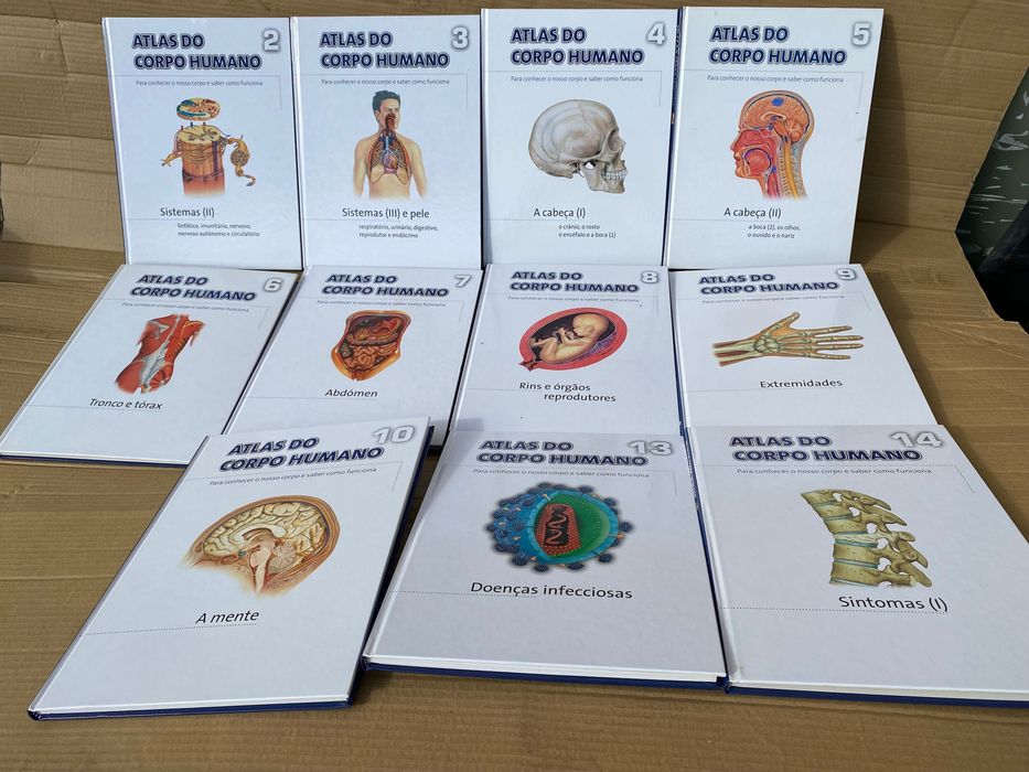 Atlas do corpo humano - 11 livros
