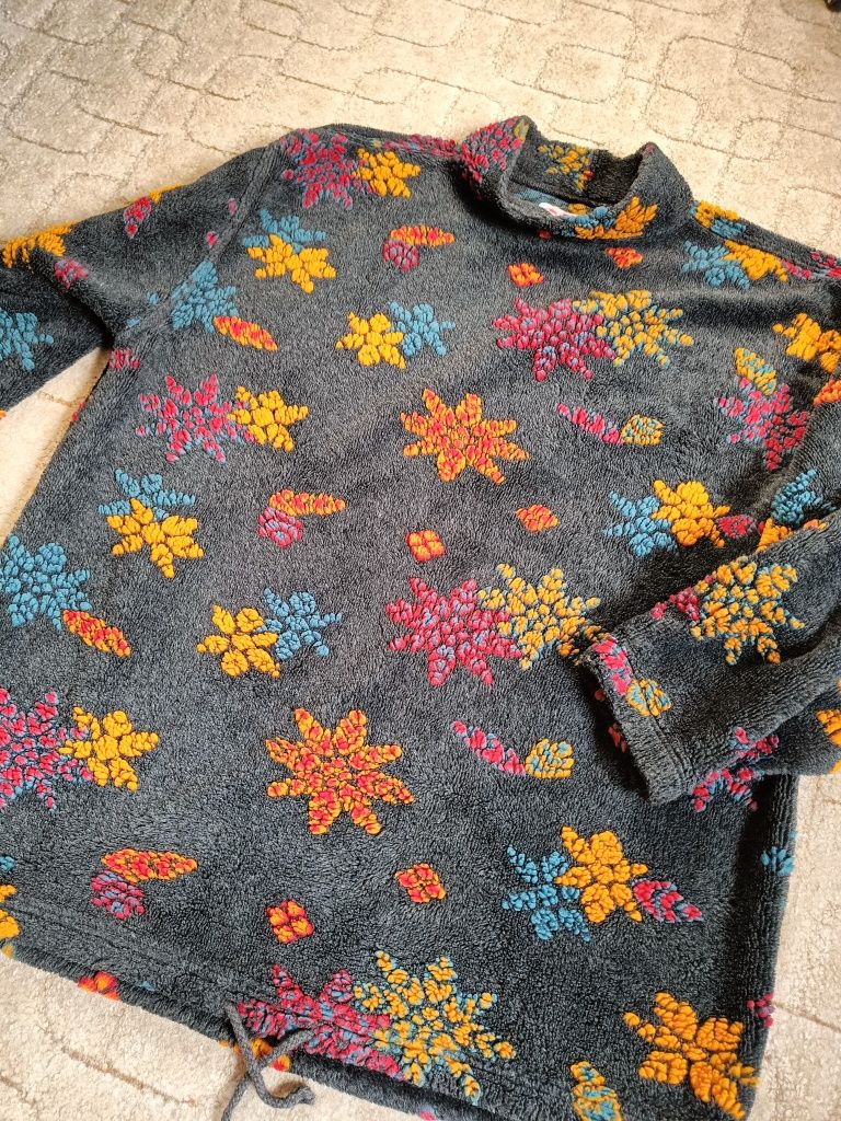 Damski sweter oversize M Bandanas vintage wełniany