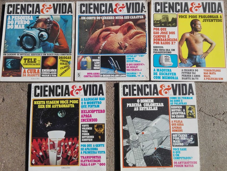 Revistas antigas "Planeta" e "Ciência e Vida" - Outras Antigas