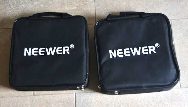 Two NEEWER Bi-Colour 660 LED  Video Lights & Stands