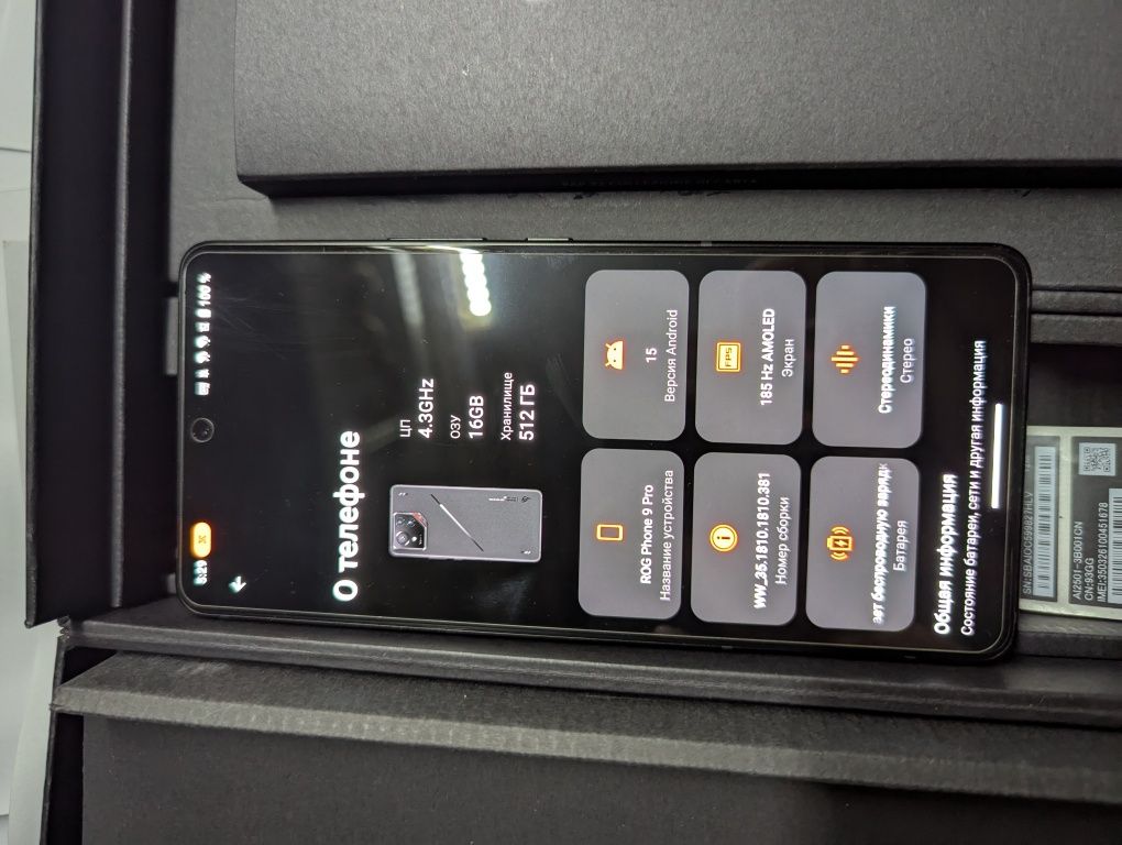 Смартфон Asus ROG Phone 9 Pro (AI2501) 16/512GB