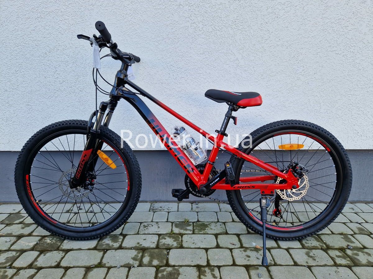 Дитячий велосипед 8-12 років Cross 24" Hummer 2024 Рама-11" red