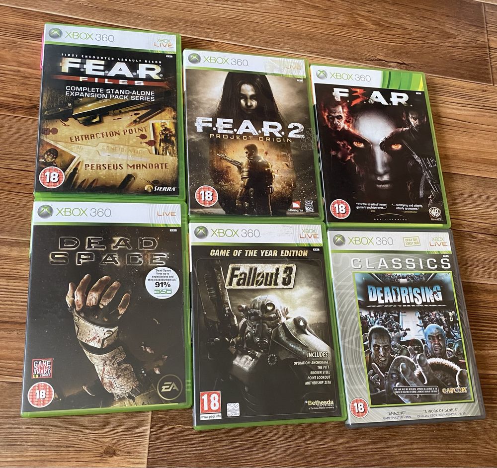 Ігри Xbox 360: Відьмак, Alan Wake, Saw, Alone in the Dark, F.E.A.R