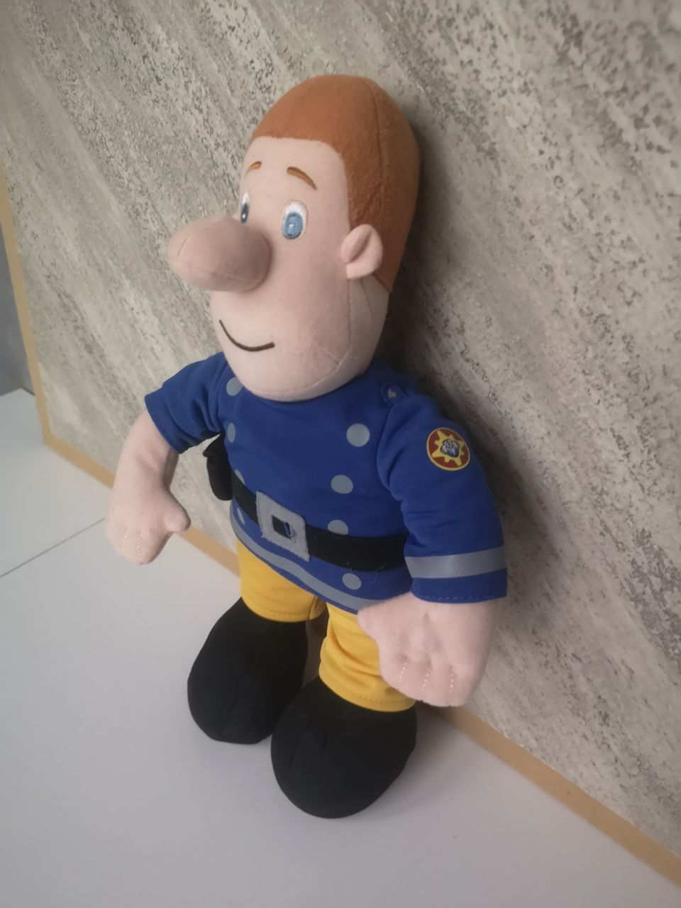 Мягкая говорящая игрушка кукла пожарный Сем Сэм