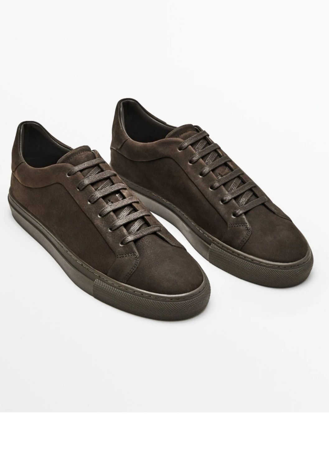 Кожаные кроссовки/мокасины Massimo Dutti, 30 см стелька