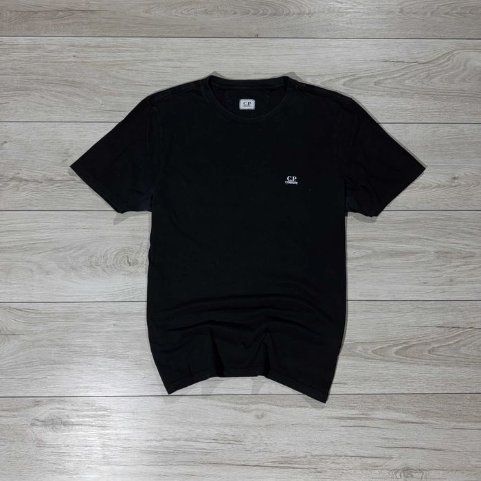 Легітна Чорна Футболка СП Компані C.P. Company Black Minimal, m