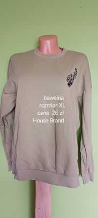 Khaki bluza wsuwana House Brand rozm.XL