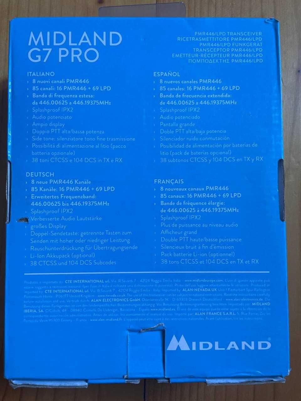 Рація Midland G7 Pro Black
