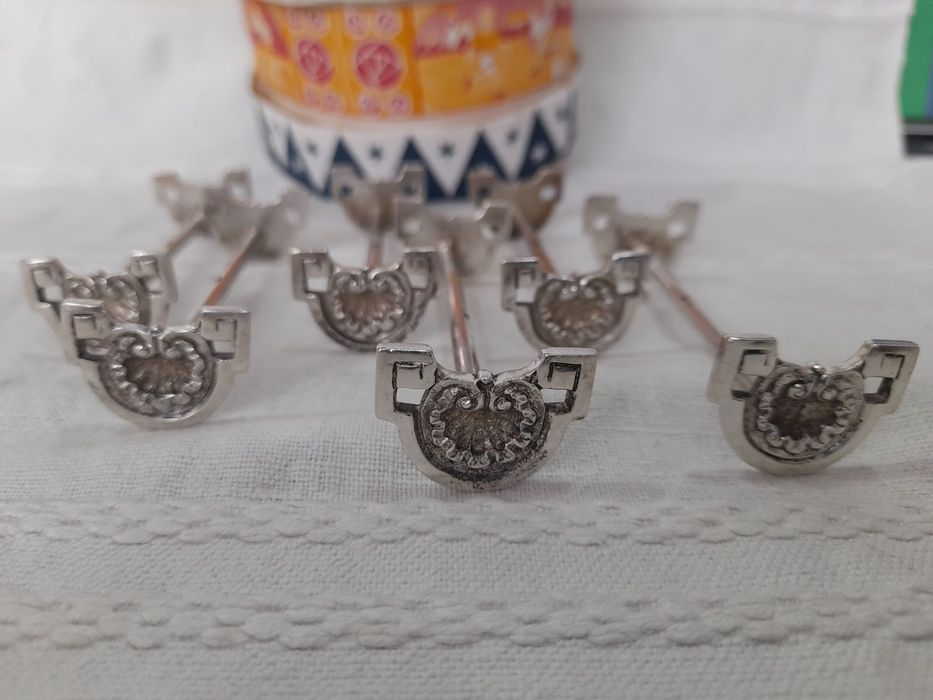 Pousa talheres em prata centenários