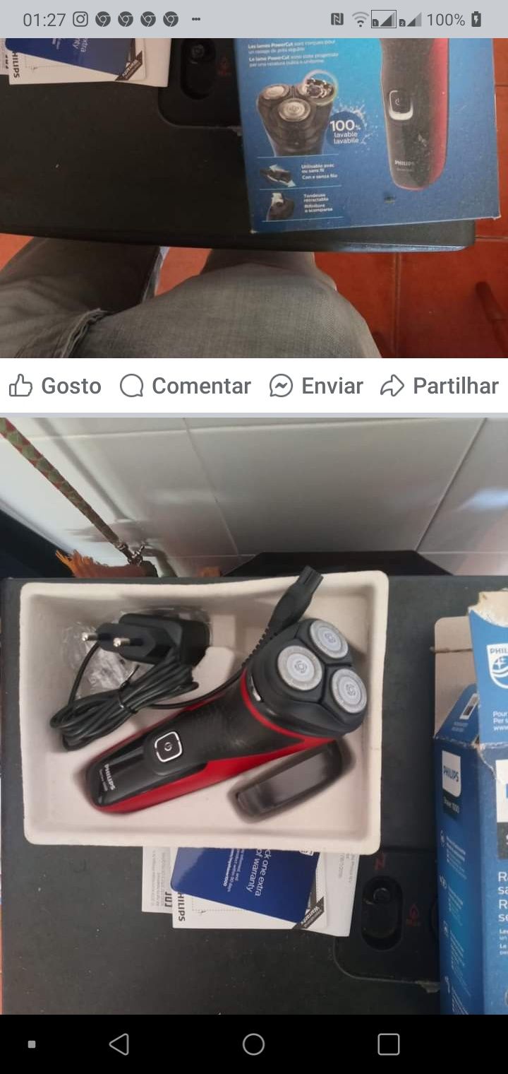 Maquina barbear philips nova