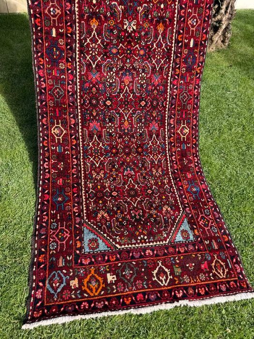 Dywan Chodnik Perski Wełniany R. Tkany Iran Hamadan 300x100 gal 12 tys