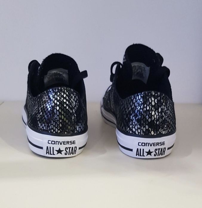 Кеди Converse All Star Chuck Taylor натуральна шкіра Нові снікерси