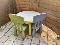 Ikea Mammut stolik + 2 krzesła