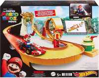 Hot Wheels Super Mario Bros Jungle Kingdom Raceway Toy Cars Track Set