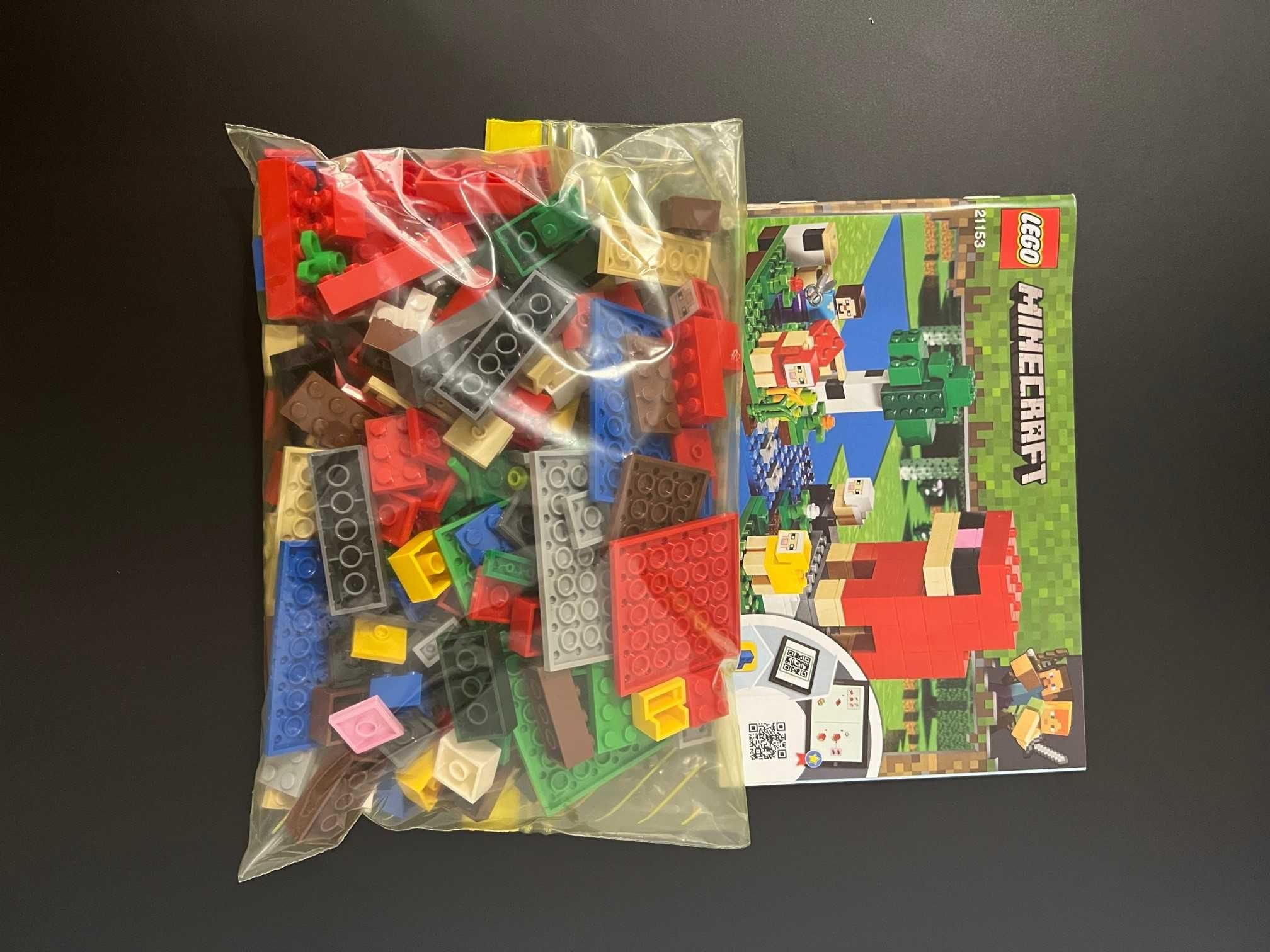 LEGO Minecraft - 21153 - Hodowla Owiec - stan BDB