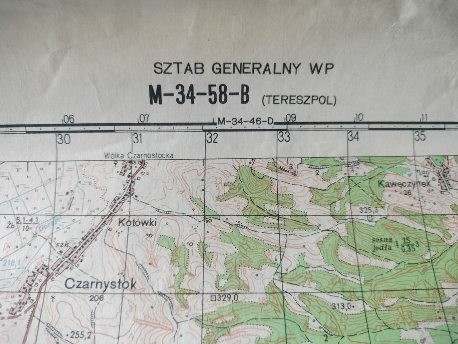 Stare mapy wojskowe topograficzne